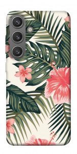 Чохол Tropic flowers для Galaxy S24