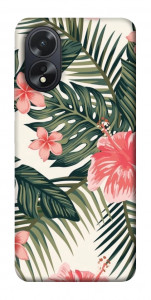 Чехол Tropic flowers для Oppo A18