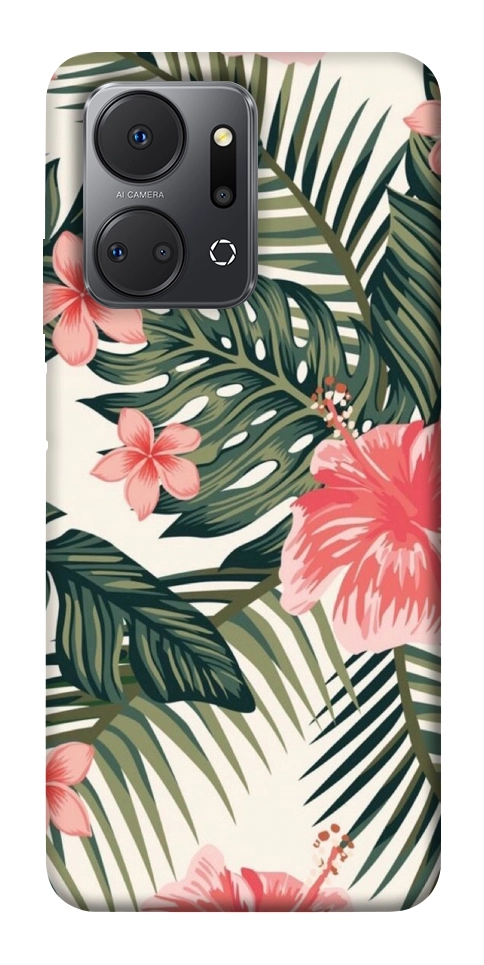 Чехол Tropic flowers для Huawei Honor X7a