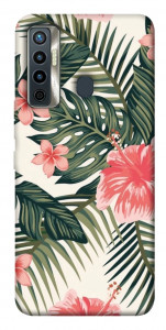 Чехол Tropic flowers для TECNO Camon 17