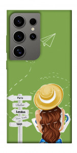 Чохол Travel girl для Galaxy S24 Ultra