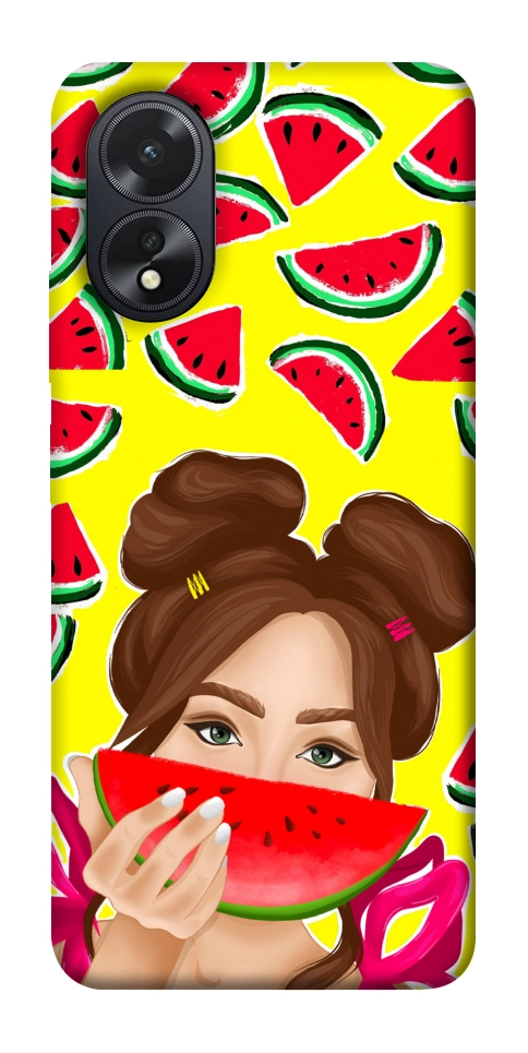 Чехол Watermelon girl для Oppo A38