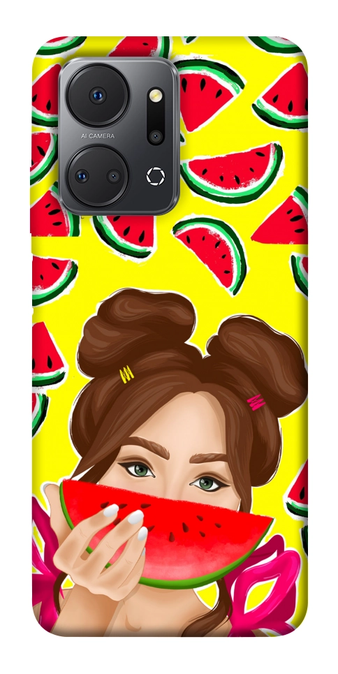 Чехол Watermelon girl для Huawei Honor X7a