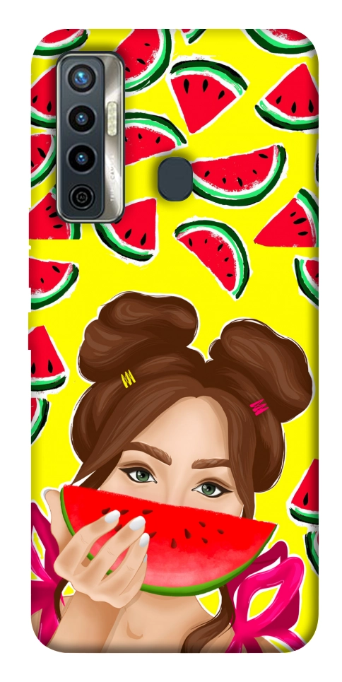 Чехол Watermelon girl для TECNO Camon 17