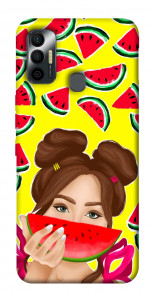 Чехол Watermelon girl для TECNO Spark 7