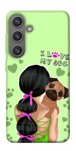 Чохол Love my dog для Galaxy S24