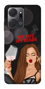 Чехол My life my rules для Huawei Honor X7a