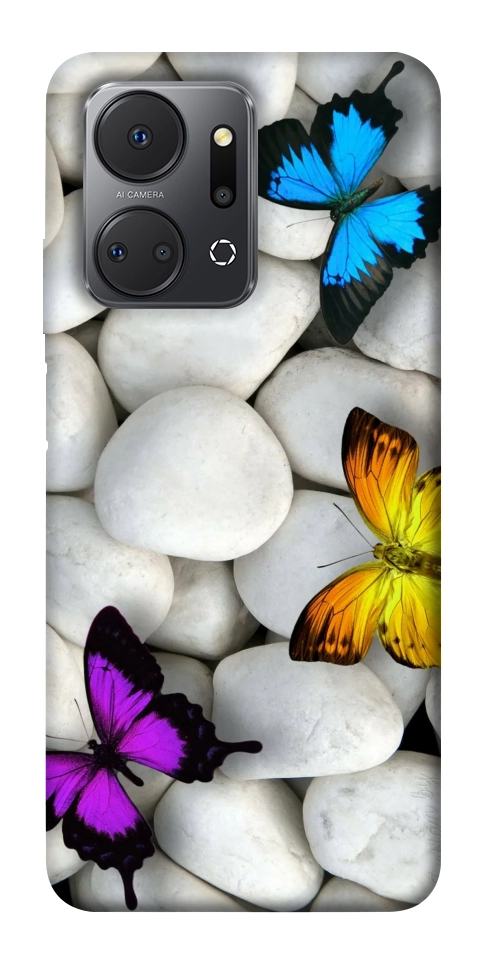 Чехол Butterflies для Huawei Honor X7a