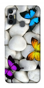 Чехол Butterflies для TECNO Spark 7