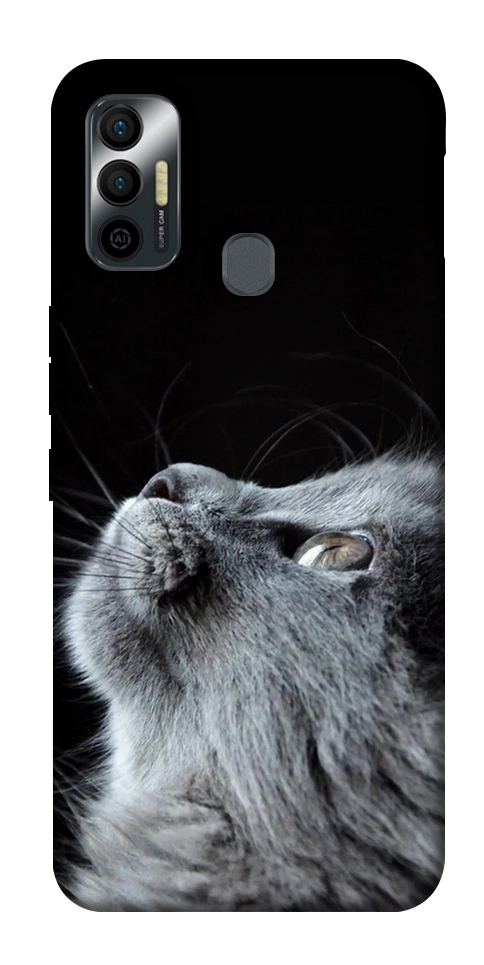 Чохол Cute cat для TECNO Spark 7