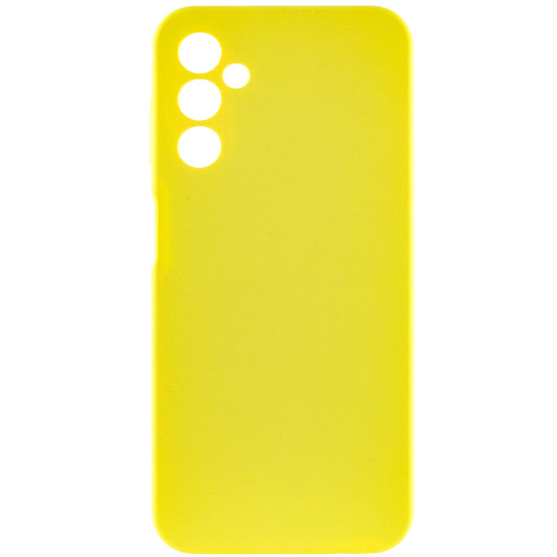 Чохол Silicone Cover Lakshmi Full Camera (AAA) на Samsung Galaxy A24 4G (Жовтий / Yellow)