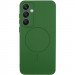 Чохол Silicone Cover Lakshmi Full Camera (AA) with MagFit на Samsung Galaxy S24 (Зелений / Dark green)