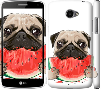 

Чохол Мопс і кавун на LG K5 X220 843650