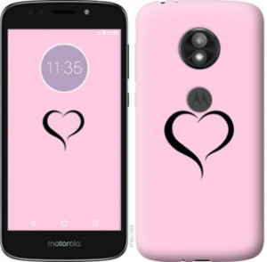 Чехол Сердце 1 для Motorola Moto E5 Play