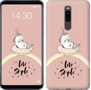 

Чехол Единорожка в пончике для Meizu Note 8 719403