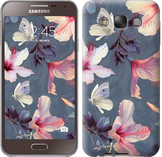 

Чехол Нарисованные цветы для Samsung Galaxy E7 E700H 596112