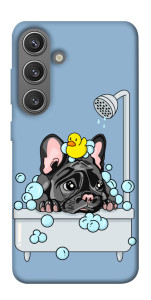 Чехол Dog in shower для Galaxy S24+