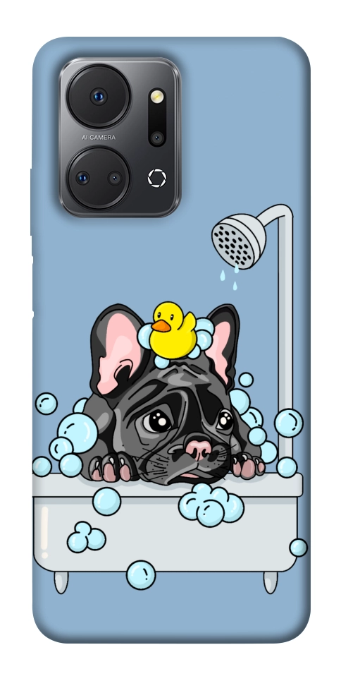 Чехол Dog in shower для Huawei Honor X7a