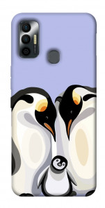 Чехол Penguin family для TECNO Spark 7