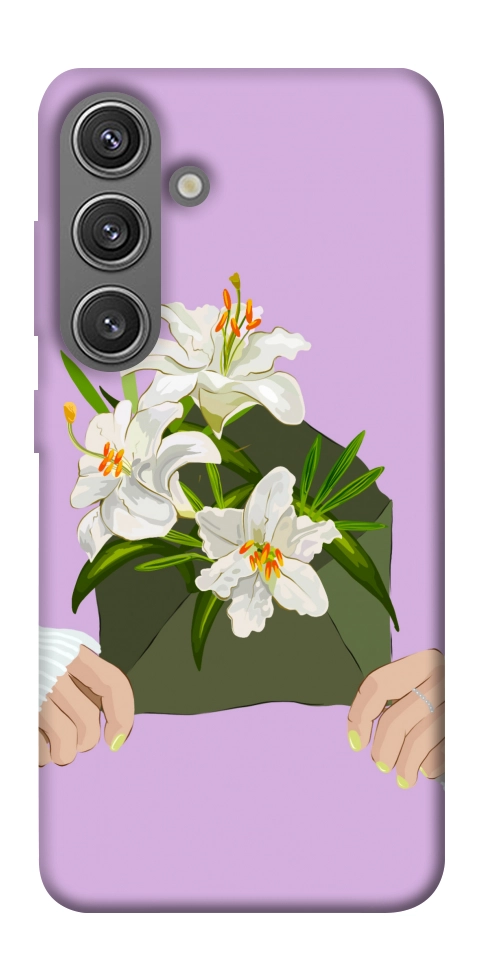 Чохол Flower message для Galaxy S24