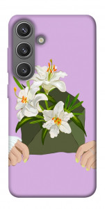 Чохол Flower message для Galaxy S24