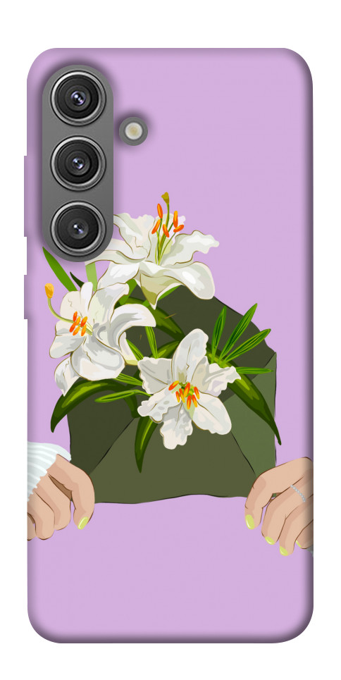 Чохол Flower message для Galaxy S24+