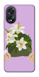 Чохол Flower message для Oppo A18