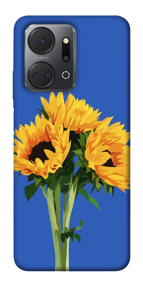 Чохол Bouquet of sunflowers для Huawei Honor X7a