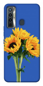 Чехол Bouquet of sunflowers для TECNO Camon 17