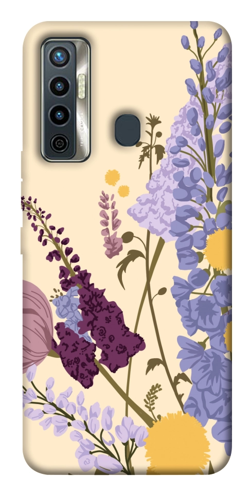 Чехол Flowers art для TECNO Camon 17