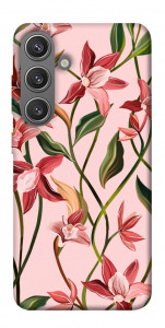 Чохол Floral motifs для Galaxy S24