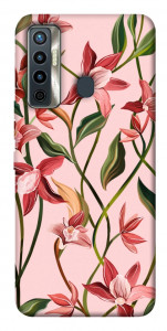 Чехол Floral motifs для TECNO Camon 17