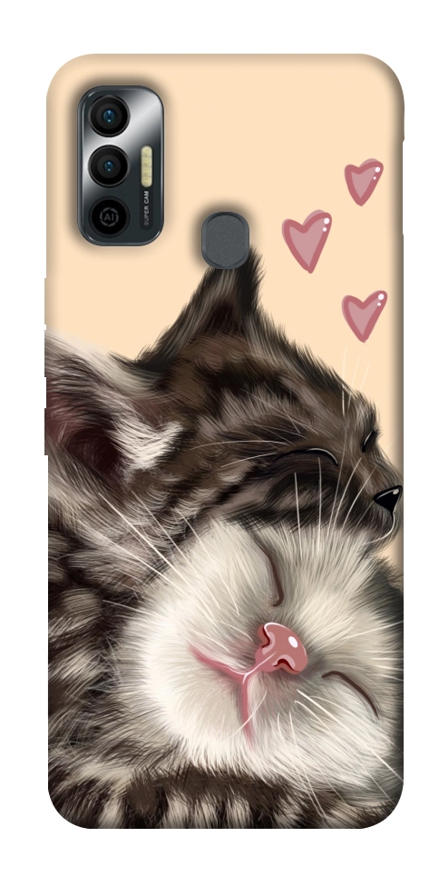 Чохол Cats love для TECNO Spark 7