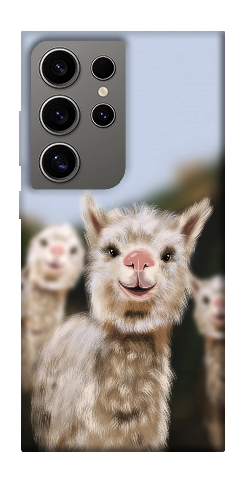 Чохол Funny llamas для Galaxy S24 Ultra