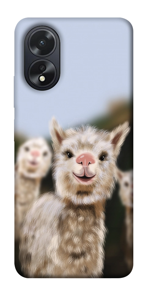 Чехол Funny llamas для Oppo A38