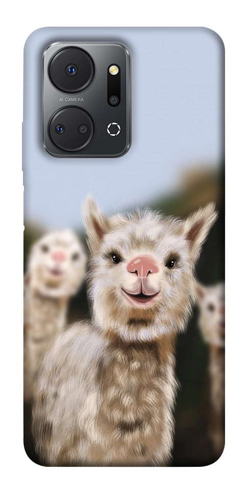 Чохол Funny llamas для Huawei Honor X7a