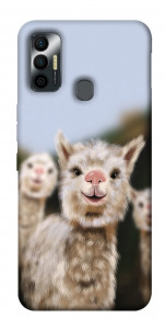 Чехол Funny llamas для TECNO Spark 7