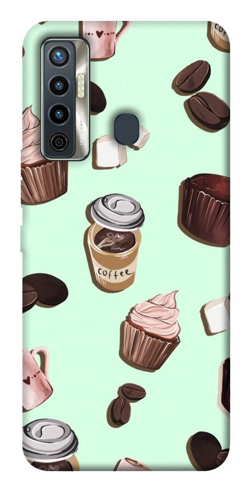 Чехол Coffee and sweets для TECNO Camon 17