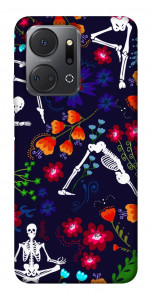 Чехол Yoga skeletons для Huawei Honor X7a