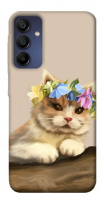 Чехол Cat in flowers для Samsung Galaxy A15 5G