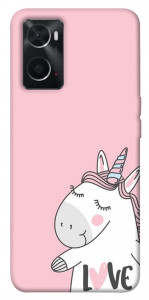 Чехол Unicorn love для Oppo A76 4G