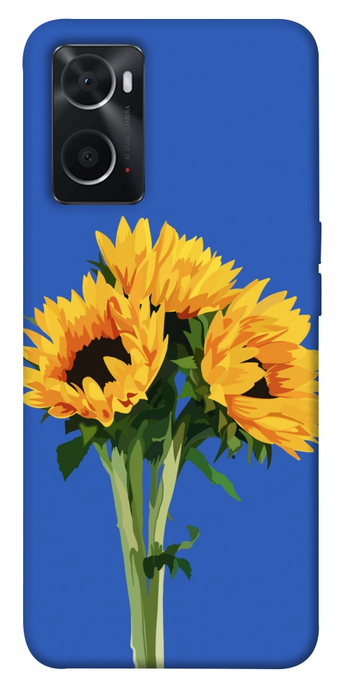 Чохол Bouquet of sunflowers для Oppo A76 4G