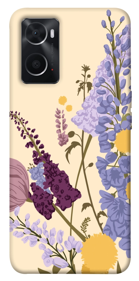 Чохол Flowers art для Oppo A76 4G