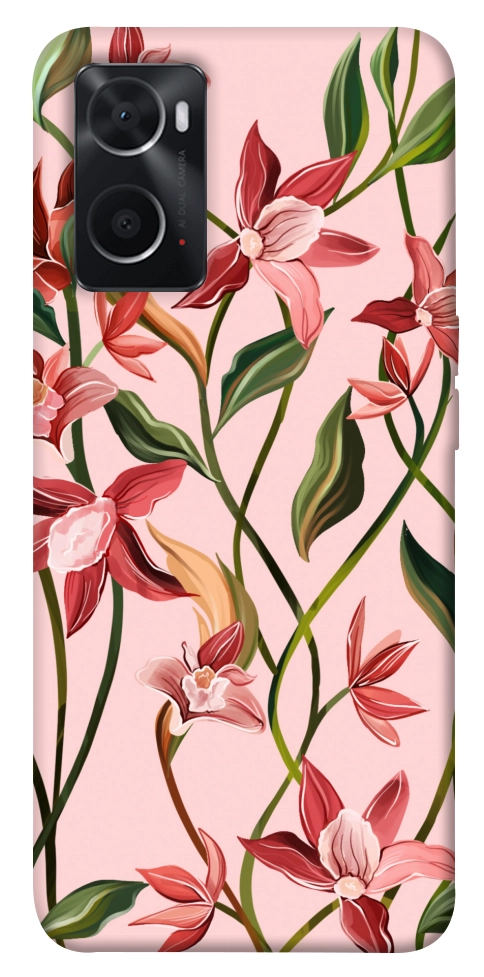 Чохол Floral motifs для Oppo A76 4G