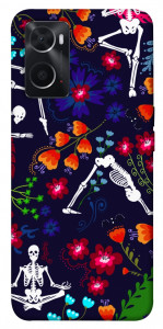 Чохол Yoga skeletons для Oppo A76 4G