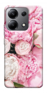 Чехол Pink peonies для Xiaomi Redmi Note 13 4G