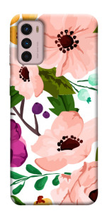 Чохол Акварельні квіти для Motorola Moto G42