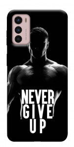 Чохол Never give up для Motorola Moto G42