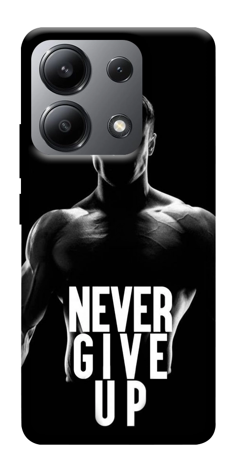 Чехол Never give up для Xiaomi Redmi Note 13 4G