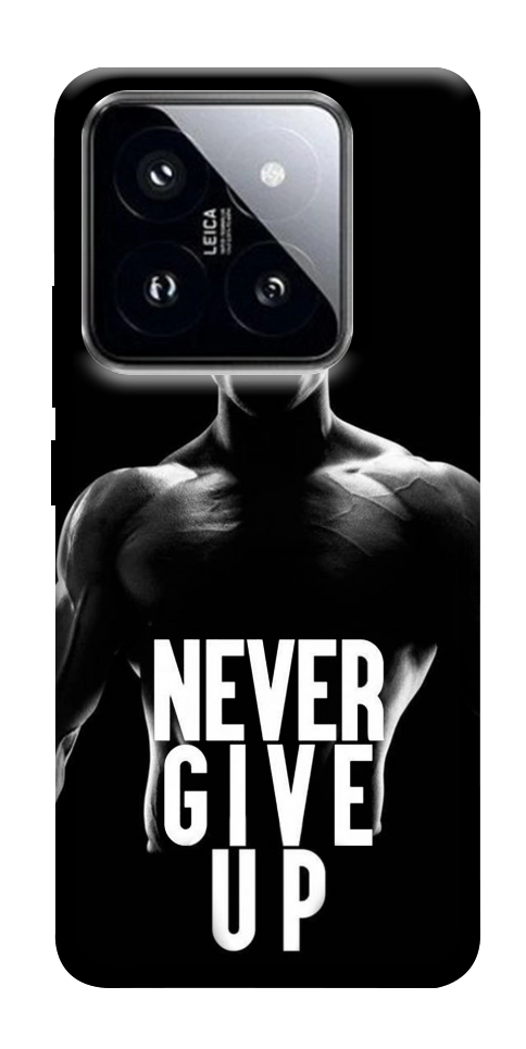 Чехол Never give up для Xiaomi 14 Pro